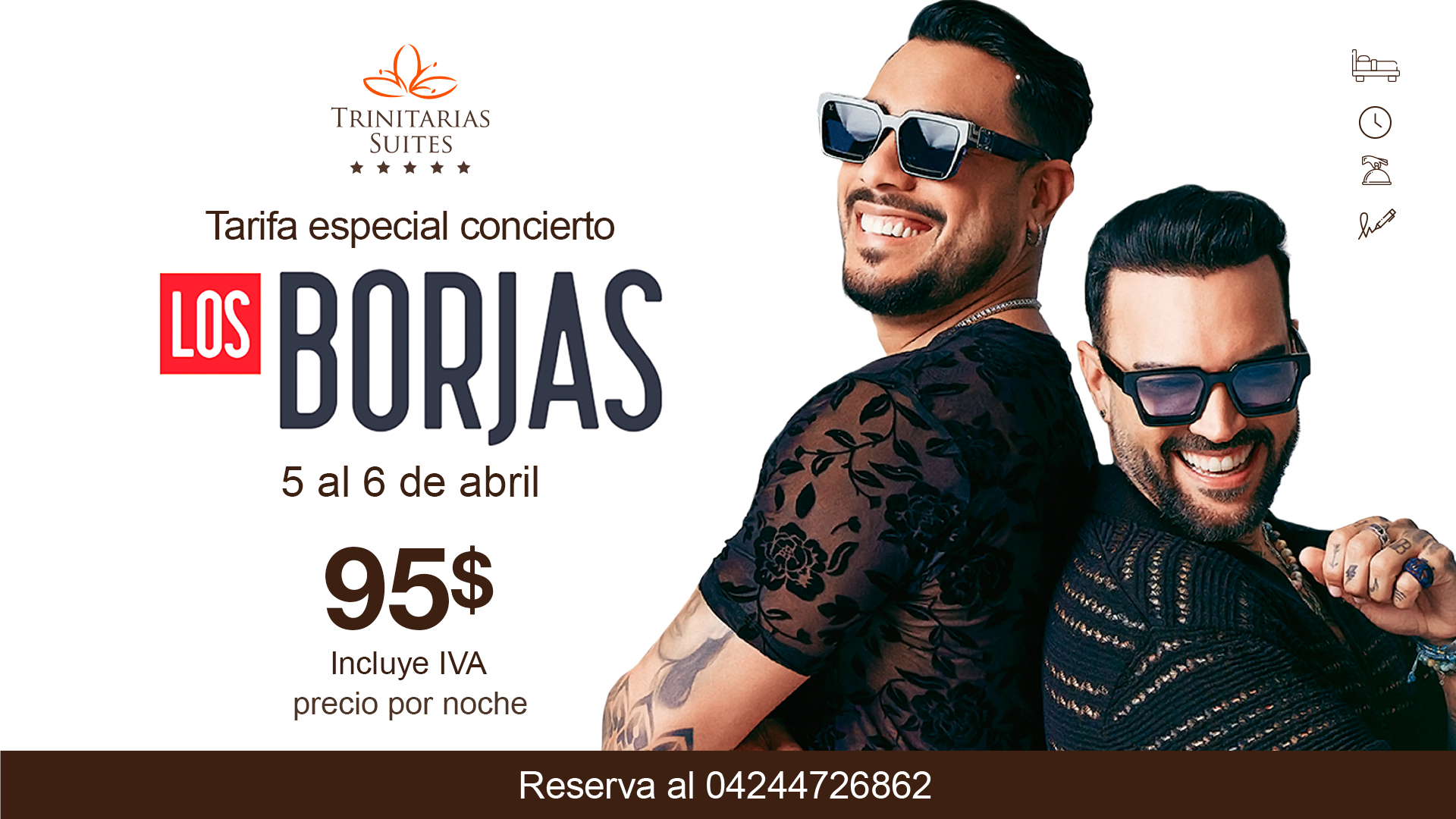 Tarifa especial concierto Los Borjas